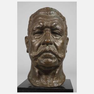 Friedrich Bagdons, Büste Paul von Hindenburg