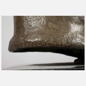 Friedrich Bagdons, Büste Paul von Hindenburg