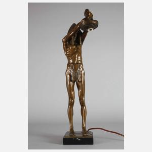 Franta Anýž, Figürliche Tischlampe Ägypter