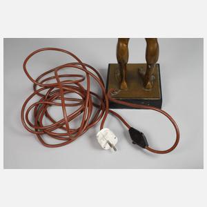 Franta Anýž, Figürliche Tischlampe Ägypter