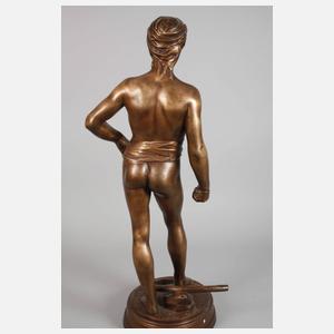 nach Antonin Mercié, David vor dem Kampf