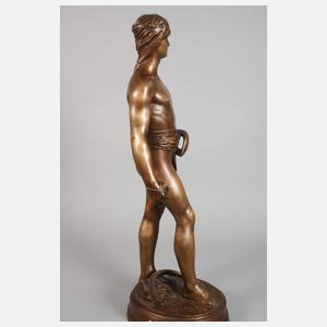 nach Antonin Mercié, David vor dem Kampf