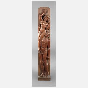 Antonin Regenerme, Großes Holzrelief Adam & Eva