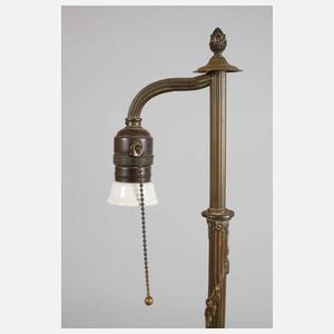 Bruno Zach, weiblicher Akt an Tischlampe