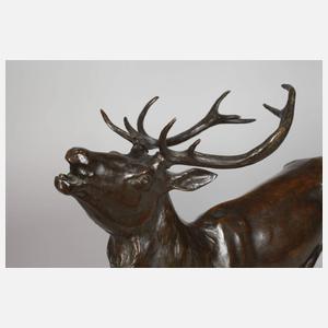 Georg Wilhelm Bergfeld, Röhrender Hirsch