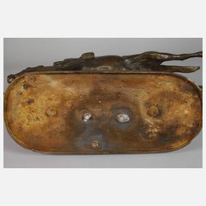 Albert Hinrich Hussman, auf der Ziellinie