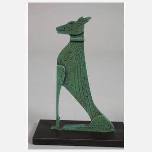 Paul Wunderlich, kleiner sitzender Hund