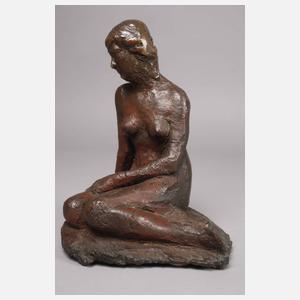 Sitzender weiblicher Akt