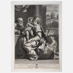 Cornelis Bloemaert II, "Die heilige Familie"