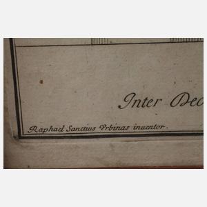 Nicolas Dorigny, Paar Radierungen