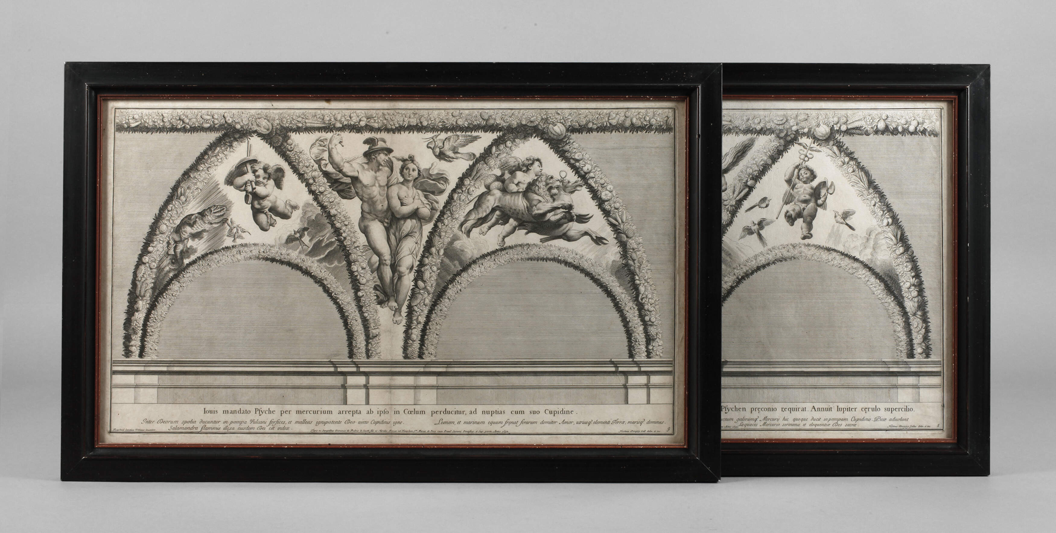 Nicolas Dorigny, Paar Radierungen