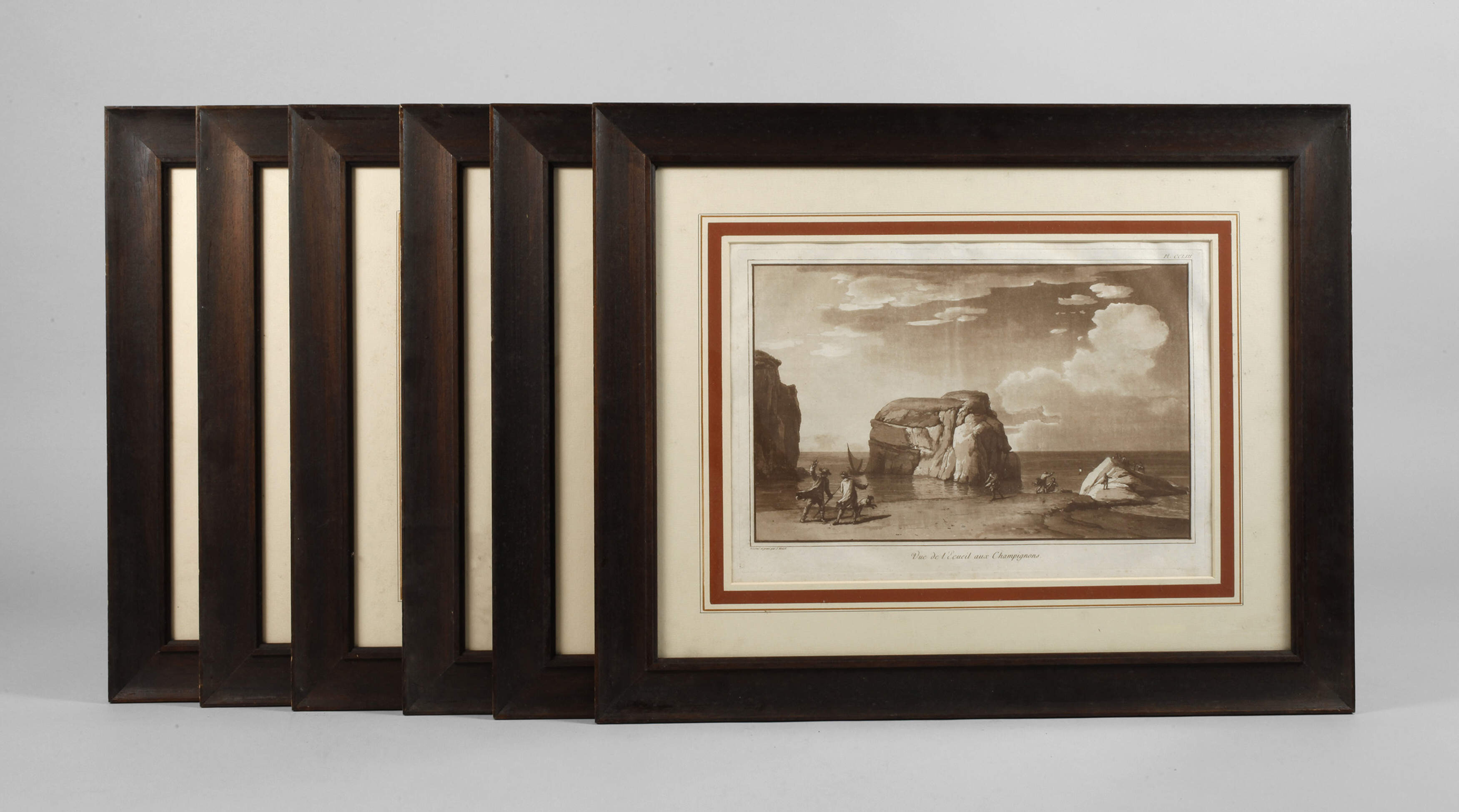 Jean Houël, Konvolut Landschaftsdarstellungen