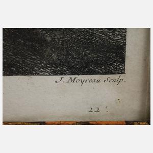 Jean Moyreau, Paar Jagdgesellschaften