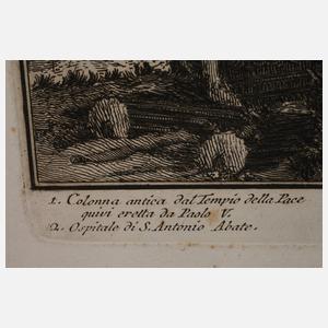 Giovanni Battista Piranesi, Zwei Radierungen