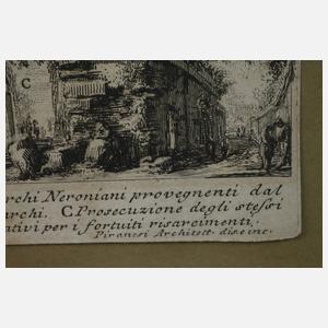 Giovanni Battista Piranesi, Zwei Radierungen