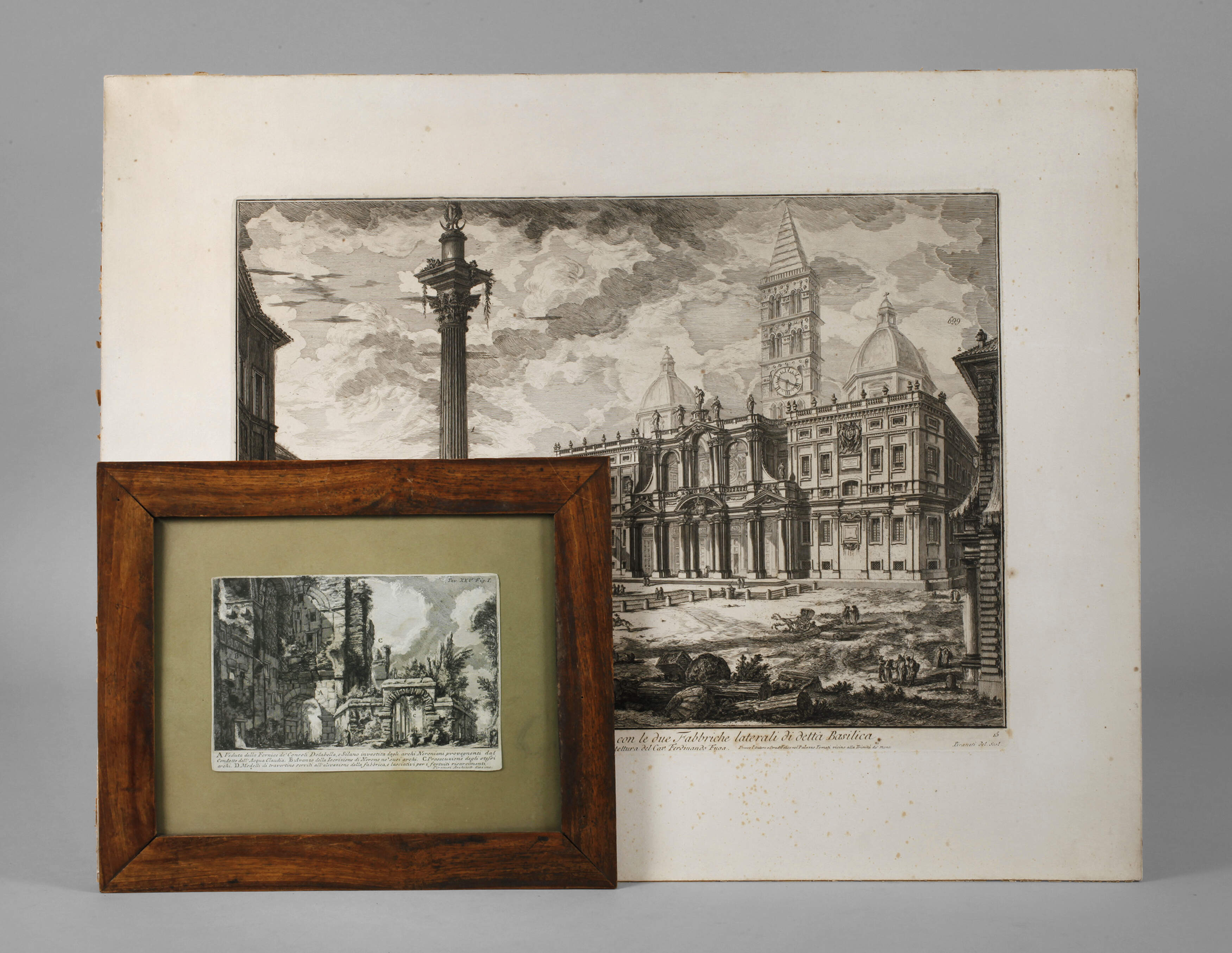 Giovanni Battista Piranesi, Zwei Radierungen