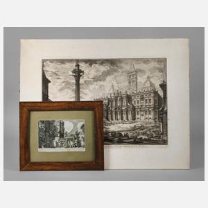 Giovanni Battista Piranesi, Zwei Radierungen