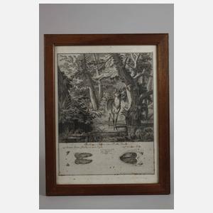 Johann Elias Ridinger, Paar Graphiken