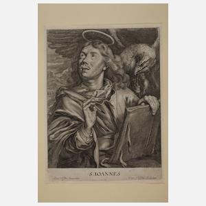 Cornelis Visscher, Paar Heiligendarstellungen