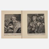 Cornelis Visscher, Paar Heiligendarstellungen111