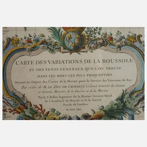 Jacque Nikolas Bellin, Weltkarte