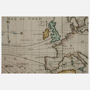 Jacque Nikolas Bellin, Weltkarte