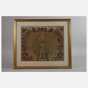 Johann Cornelius Blaeu, Karte Frankfurt am Main