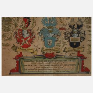 Johann Cornelius Blaeu, Karte Frankfurt am Main