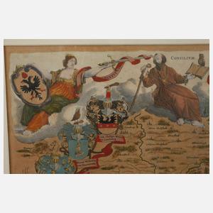 Johann Cornelius Blaeu, Karte Frankfurt am Main