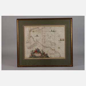 Frederick de Wit, Karte Küste von Ostindien