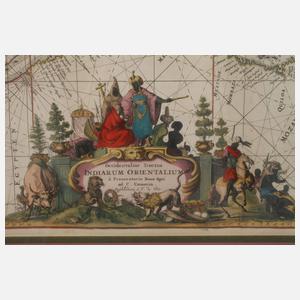 Frederick de Wit, Karte Küste von Ostindien