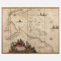 Frederick de Wit, Karte Küste von Ostindien111