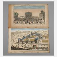 Zwei Guckkastenblätter Paris111