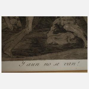 Francisco José de Goya, "Y aun no se van!"