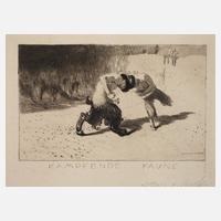 Franz von Stuck, "Kämpfende Faune"111