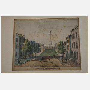 Vier Guckkastenblätter