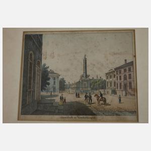 Vier Guckkastenblätter