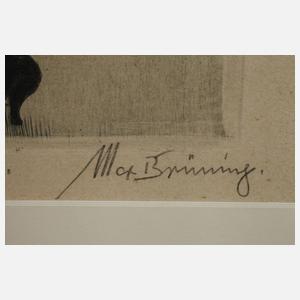 Max Brüning, Leicht bekleidete Dame mit Peitsche