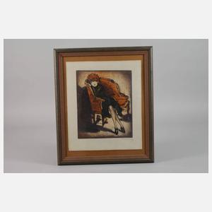 Max Brüning, Im Sessel sitzende Dame