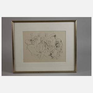 George Grosz, „Stammtischstudien“