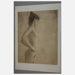 Peter Handel, Stehender Damenakt