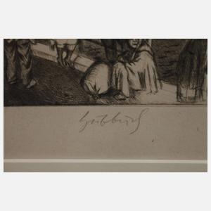 Prof. Karl Hubbuch, "Jannowitzbrücke Berlin"