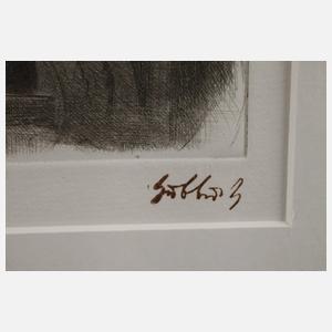 Prof. Karl Hubbuch, Probe im großen Schauspielhaus