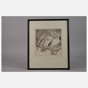 Prof. Karl Hubbuch, Auf dem Dachboden