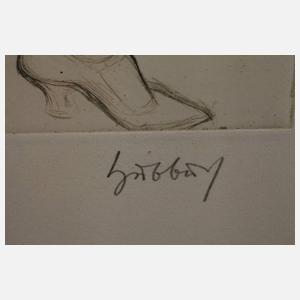 Prof. Karl Hubbuch, Martha die Hände betrachtend