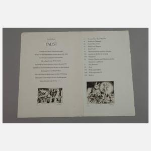 Prof. Karl Hubbuch, "Radierungen zu Goethes Faust"