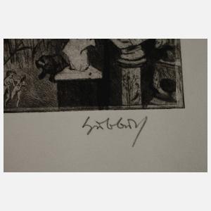 Prof. Karl Hubbuch, "Radierungen zu Goethes Faust"