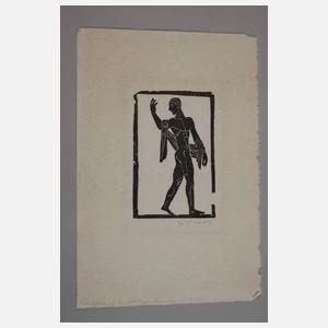 Prof. Gerhard Marcks, "Gedenkblatt ..."