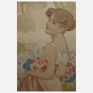 Alfons Mucha, "Der Sommer"
