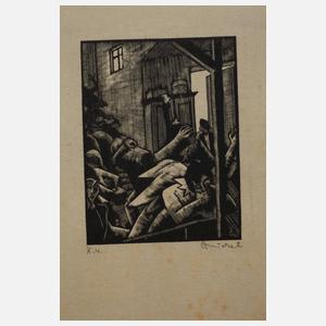 Otto Nückel, Konvolut Bleischnitte